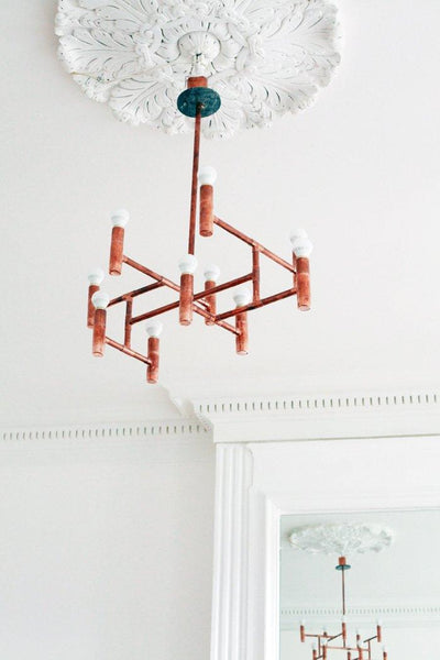 Primus - handmade copper chandelier - switchrange